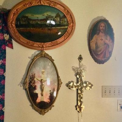 Bubble glass frames