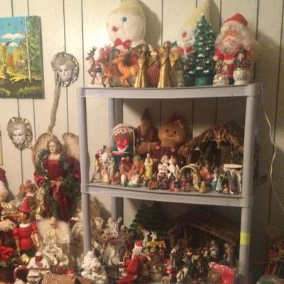 Lots of nativity scenes