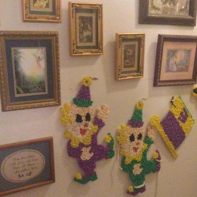 Plastic molded Mardi Gras 