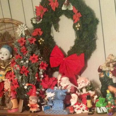 Santa nodder Christmas display pieces 