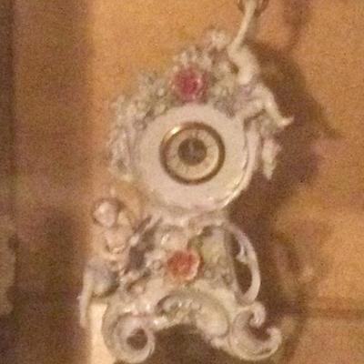 Porcelain clock