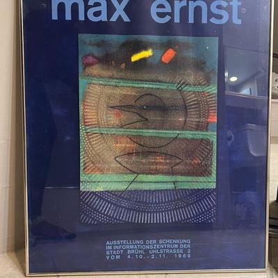 TOI006- 1969 Max Ernest â€œEstampesâ€ Surrealism Poster