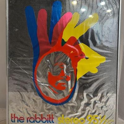 TOI005- Vintage Abstract Art â€œThe Rabbit Stereoâ€ 