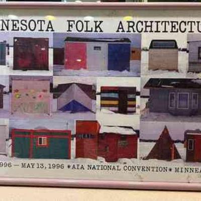 TOI034- Minnesota Folk Architecture Poster