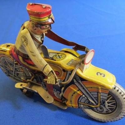 1948 Marx Motorcycle Cop