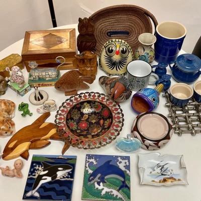 Le Creuset, Trivets, tonala, Jim Shore etc.