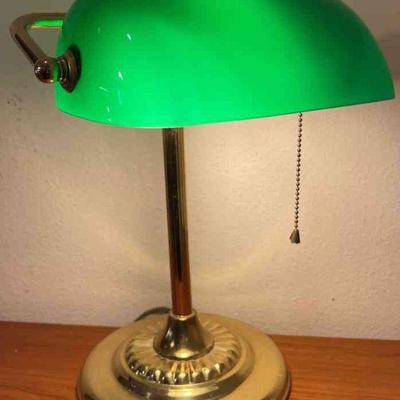 Green Glass Lamp Shade 