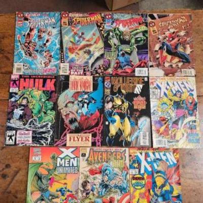 #2534 â€¢ 11 Marvel and DC Comic Books
