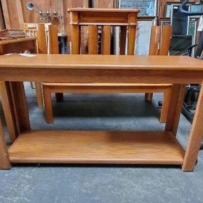 #3146 â€¢ Wooden Entry Table
