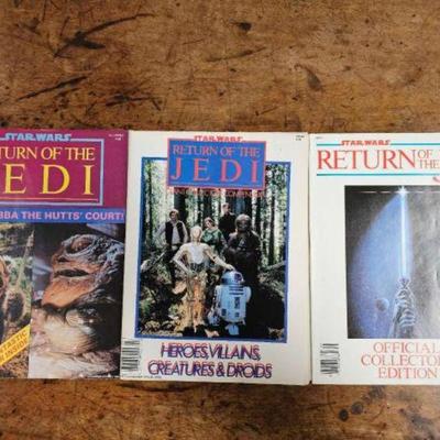 #2532 â€¢ 3 Star Wars Return of the Jedi Magazines
