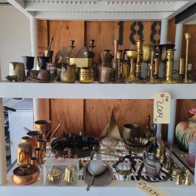 #2004 â€¢ Brass, Copper, and Silverplated Items

