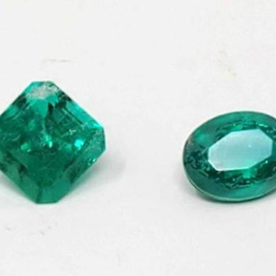 #498 â€¢ 2.53Ct Emerald & 1.78 Ct Emerald
