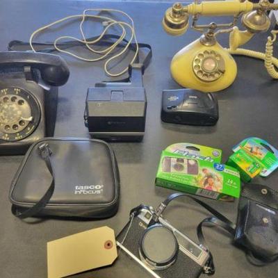 #2052 â€¢ Vintage Cameras and Phones
