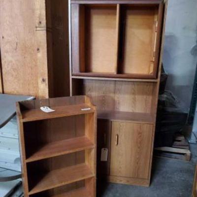 #3258 â€¢ 3 Wooden Cabinets
