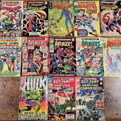 #2520 â€¢ 13 Marvel Comic Books
