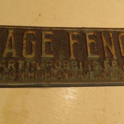 Page Fence $8