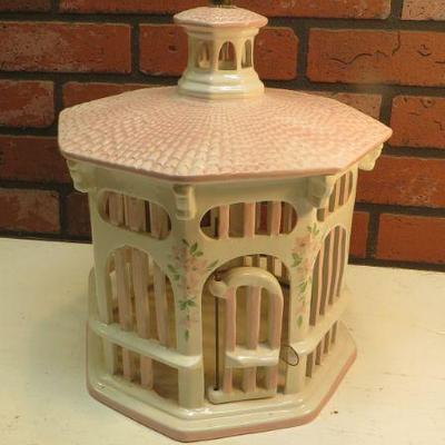 Ceramic Bird Cage - $10