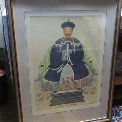Large Asian Framed Print $75