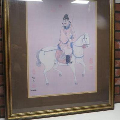 Large B. Chan Framed Print - $50