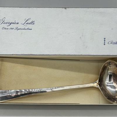 Grand Georgian Ladle By Gerity, Marked G*48
