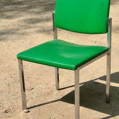 Mid Century Metal Chair
