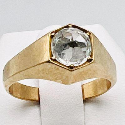 Mid-Century Retro Shining 6-Prong MCM Solitaire Ring
