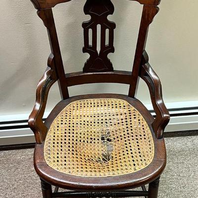 Antique Cane Chair
