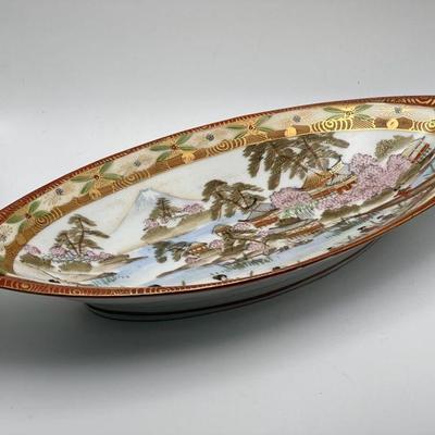 Nippon Handpainted Porcelain Serving Dish
