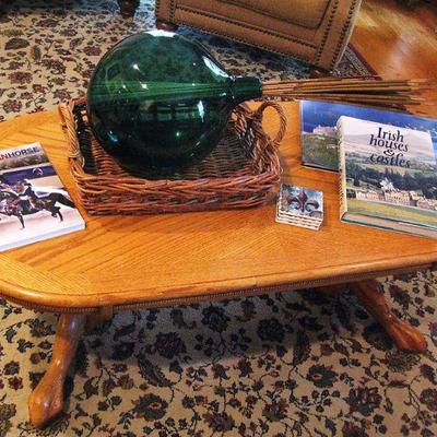Oak Wood Coffee Table