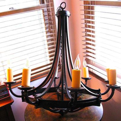 Rustic Candelabra Chandelier - Ready to Hang
