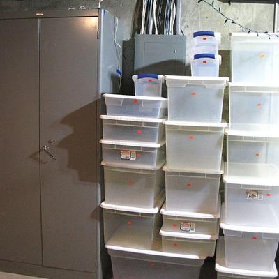 Metal Cabinet / Totes