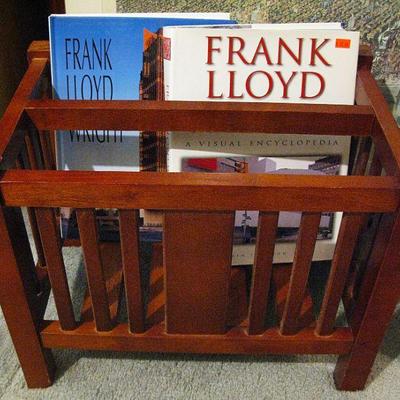 Mission Wood Magazine / Book Holder