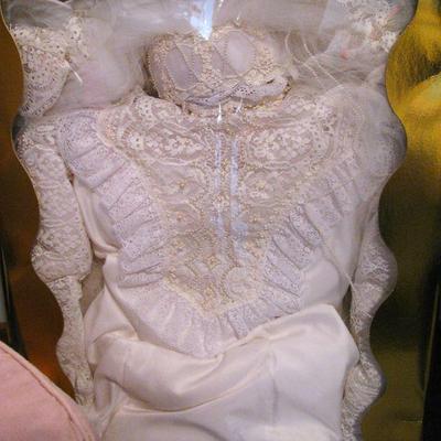 Vintage Beaded Wedding Dress / Headdress Veil