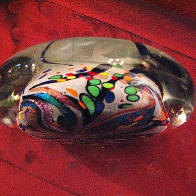 Large Rollin Karg Art Glass Sculpture