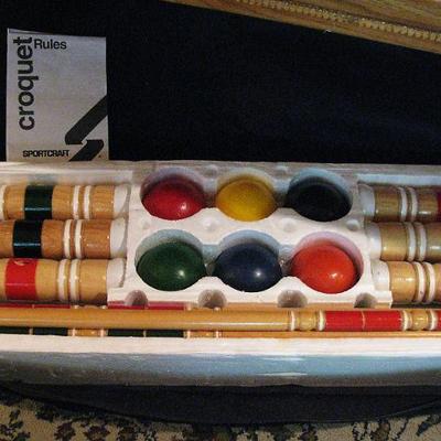 New in Box Croquet Set
