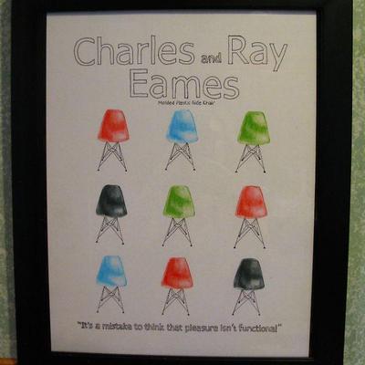 Eames Chairs Art Print