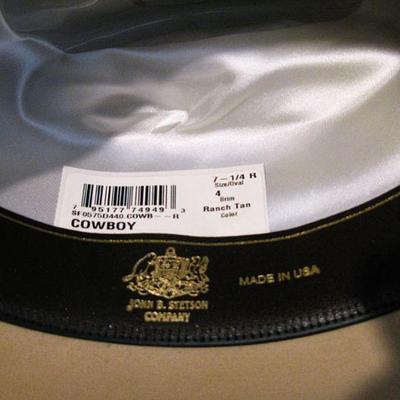 New Never Worn or Shaped Stetson Hat