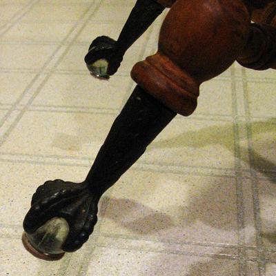 Mahogany Claw Foot Piano Stool