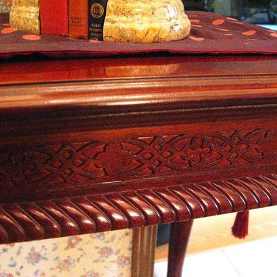 Ornate Carved Detail Console Entry Table