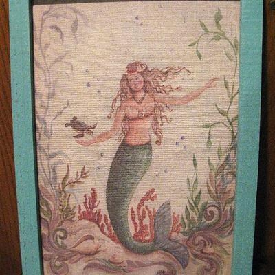 Mermaid Framed