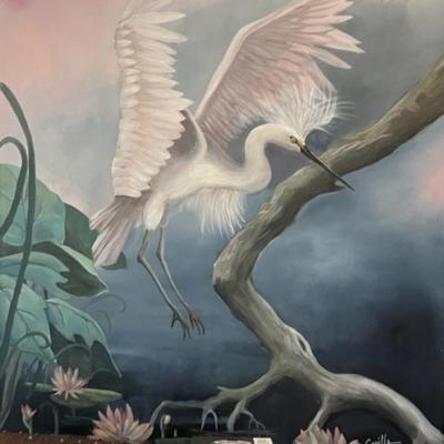 Camilla Emerson large oil