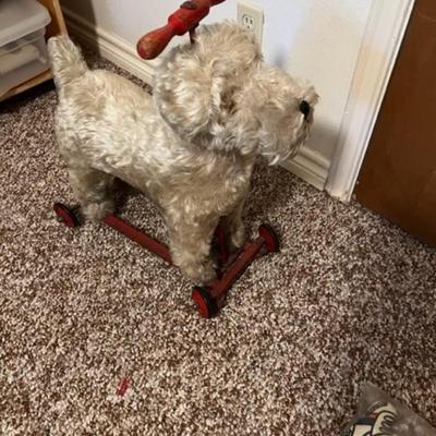 Antique dog toy