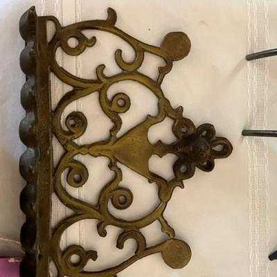 Metal oil early 1800's menorah
