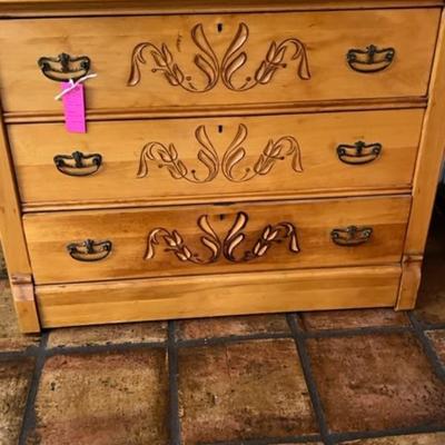 Carved chest