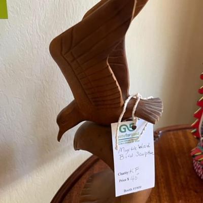 Carved bird