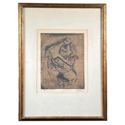 JOHNNY FRIEDLAENDER (1912-1992) SIGNED PRINT | Signed & numbered XVIII/XX from limited edition etching with plate tone. Regular edition...