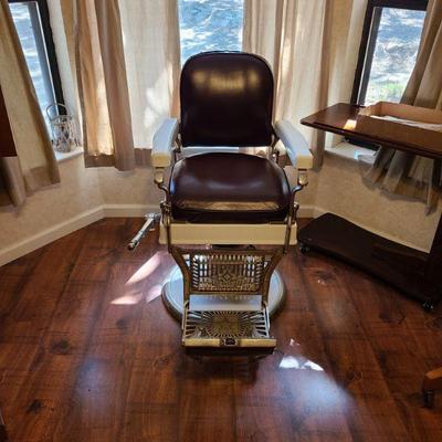 Vintage Ornate Barber Chair