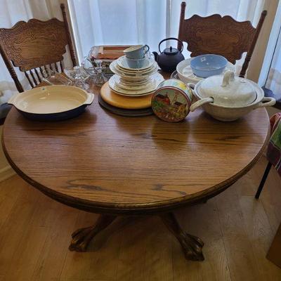 Custom Ding Table and 4 Chairs
