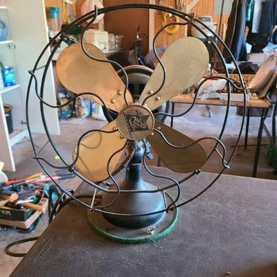 Antique Robbins and Meyers Fan