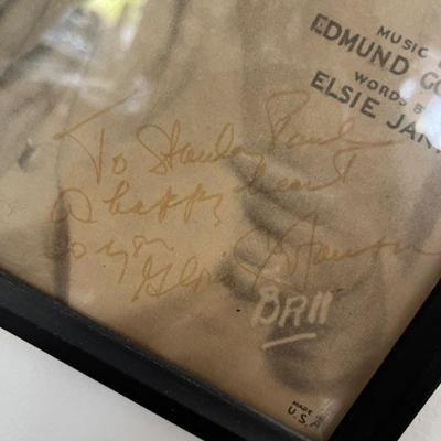 Gloria Swanson autograph
